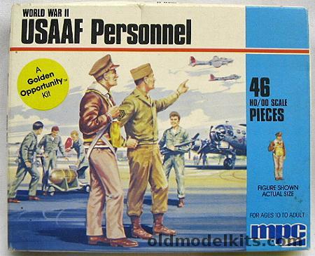 MPC 1/72 WWII USAAF Personnel, 1-6009 plastic model kit